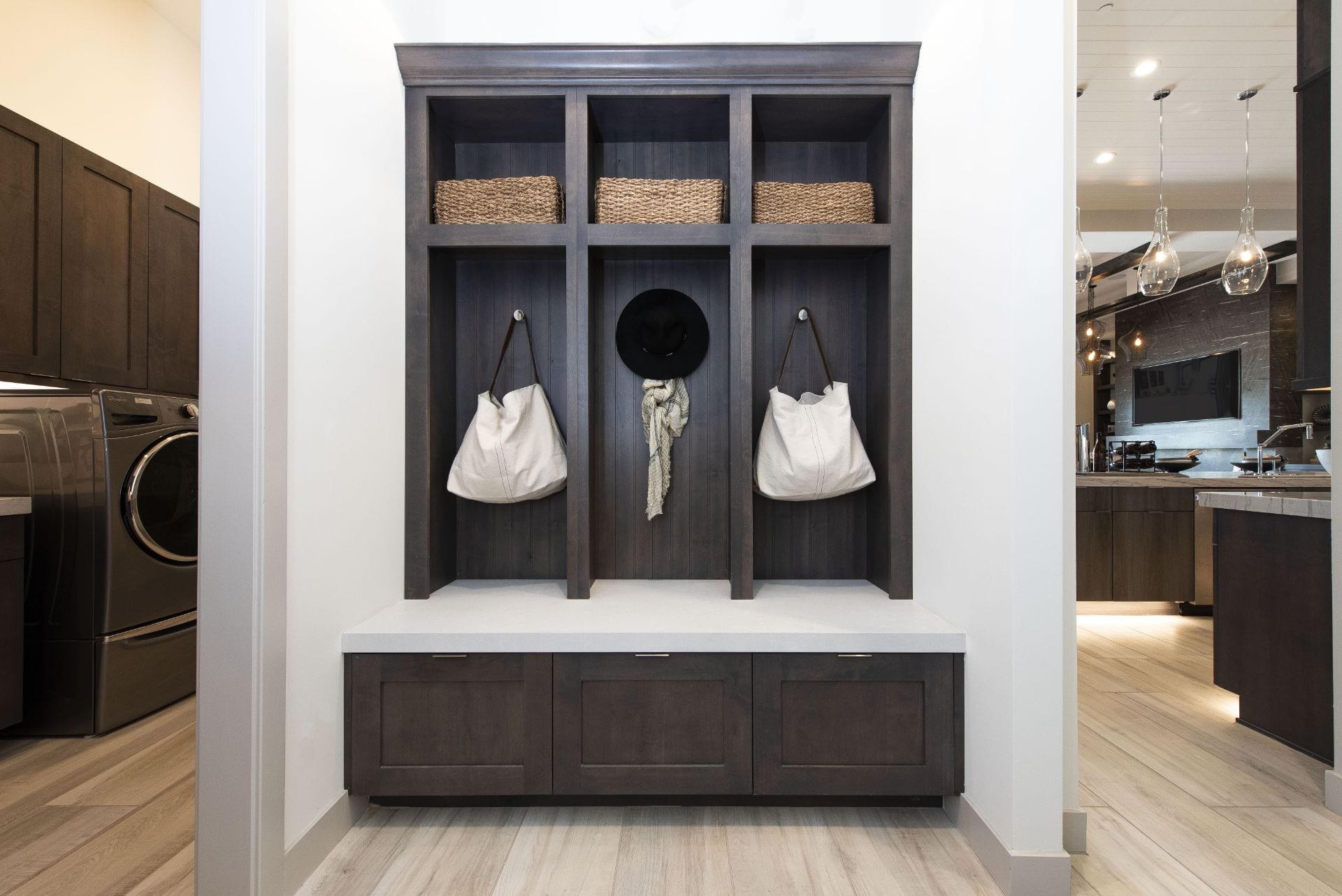 Custom Frameless HallwayEntry Espresso Spirit None Alder