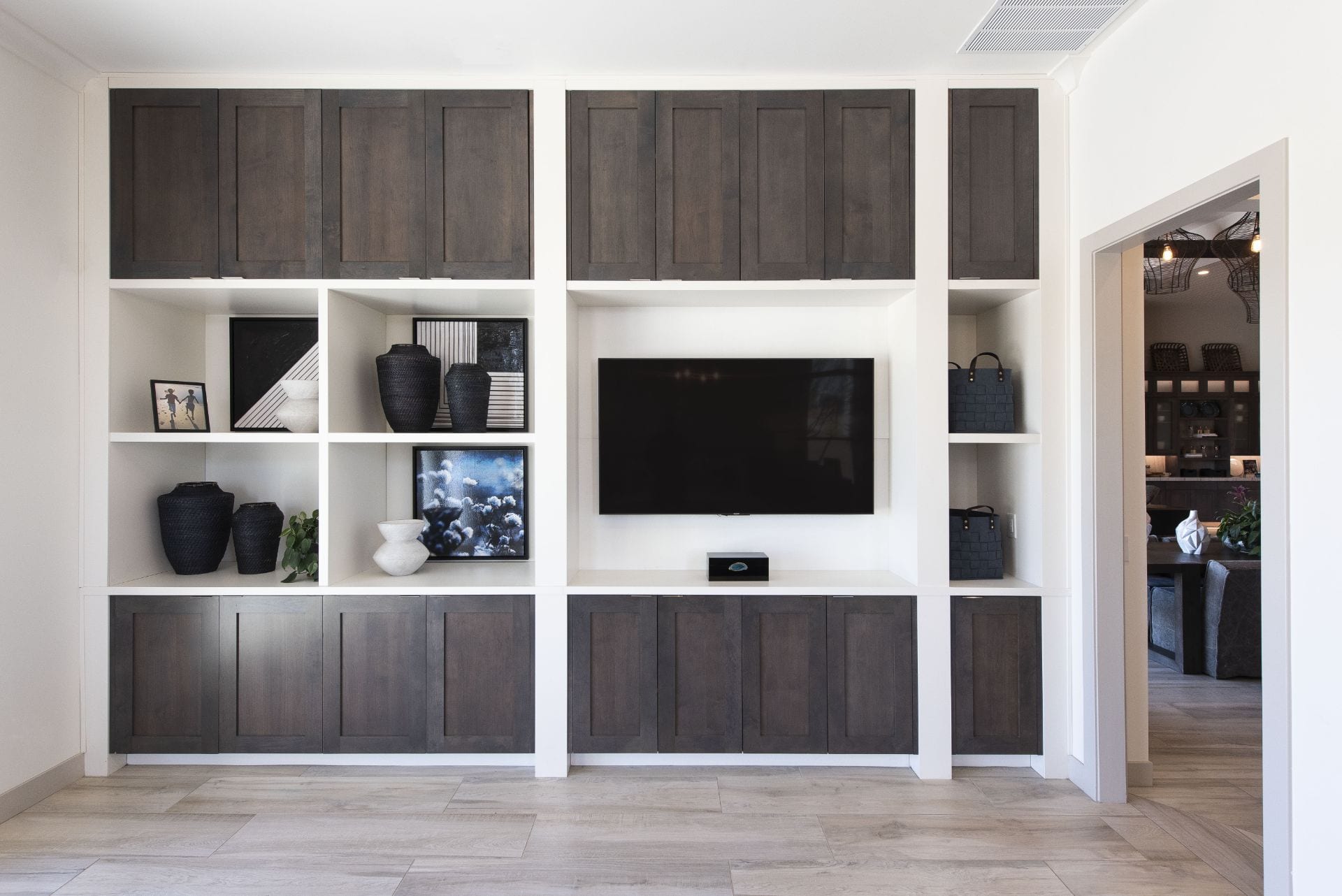 Custom Office Frameless Prairie Dusk Maple